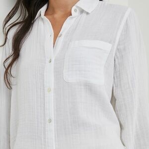 Rails Ellis Button Down Shirt, Organic Cotton Gauze